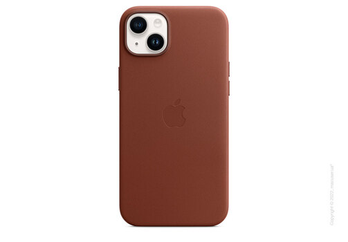 Apple iPhone 14 Plus Leather Case with MagSafe - Umber