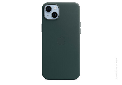 Apple iPhone 14 Plus Leather Case with MagSafe - Forest Green