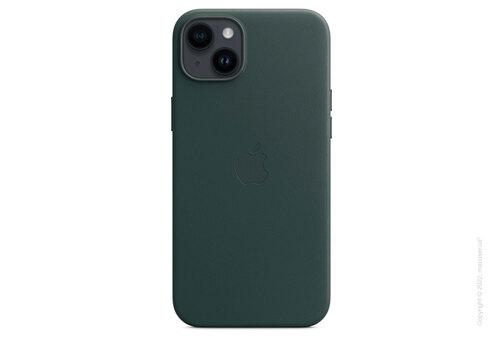 Apple iPhone 14 Plus Leather Case with MagSafe - Forest Green