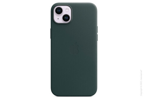Apple iPhone 14 Plus Leather Case with MagSafe - Forest Green