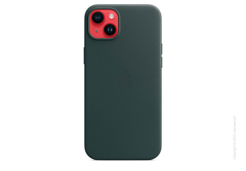 Apple iPhone 14 Plus Leather Case with MagSafe - Forest Green