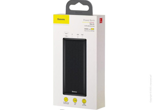 Внешний аккумулятор (Power Bank) Baseus Mini JA 30000 Black
