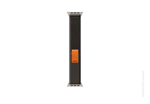 Apple Watch Ultra Titanium Case with Black/Gray Trail Loop