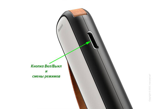 Портативная LED лампа BASEUS Solar Emergency Car Flashlight Black
