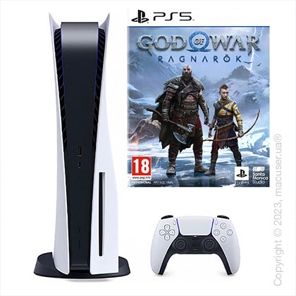 Ігрова приставка Sony PlayStation 5 + God of War Ragnarok (ключ)