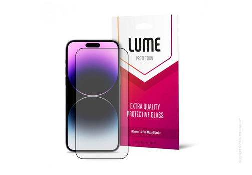 Защитное стекло LUME Protection Anti Static Dustproof Glass for iPhone 14 Pro Max Front Black