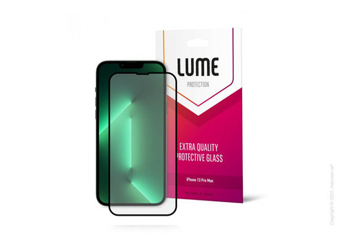Защитное стекло LUME Protection Anti Static Dustproof Glass for iPhone 13 Pro Max Front Black