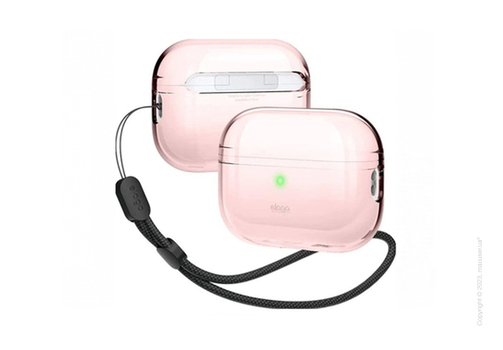 Чехол Elago Clear Case with Nylon Lanyard Lovely Pink for Airpods Pro 2nd Gen