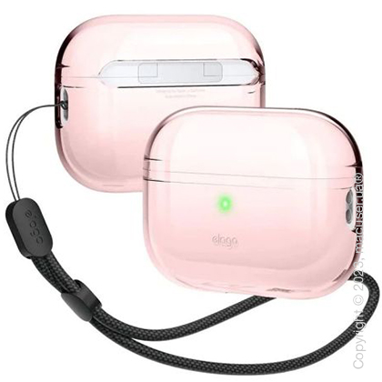 Чехол Elago Clear Case with Nylon Lanyard Lovely Pink for Airpods Pro 2nd Gen