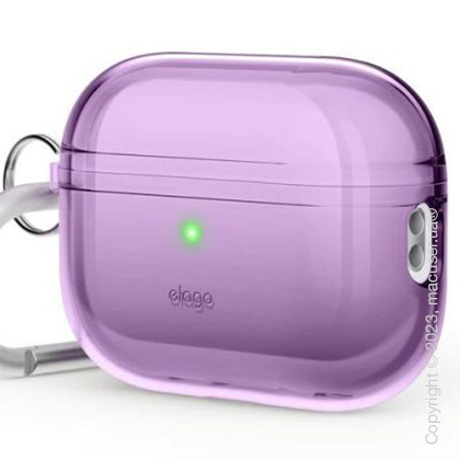 Чехол Elago Clear Hang Case Deep Purple for Airpods Pro 2nd Gen
