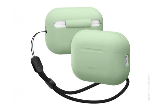 Чехол Elago Silicone Basic Case with Nylon Lanyard Pastel Green for Airpods Pro 2nd Gen