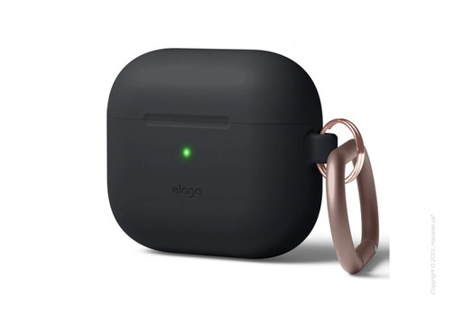 Чехол Elago Hang Silicone Case Black for Airpods 3rd Gen