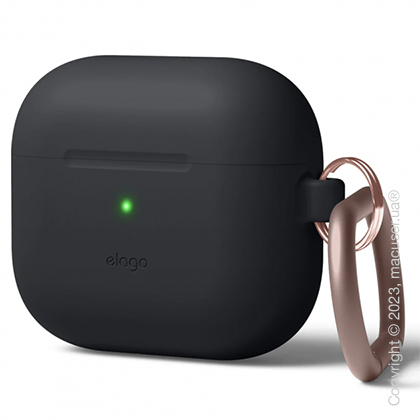 Чехол Elago Hang Silicone Case Black for Airpods 3rd Gen