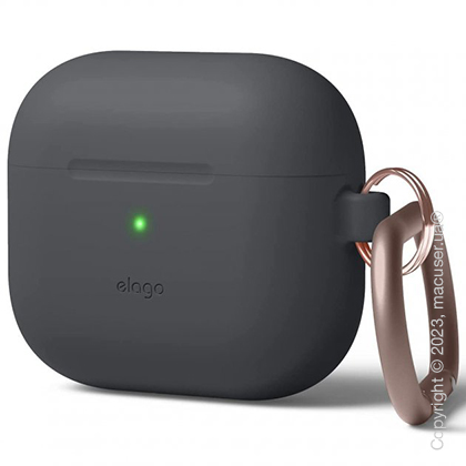 Чехол Elago Hang Silicone Case Dark Grey for Airpods 3rd Gen