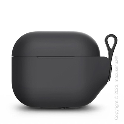 Чехол Moshi Pebbo Case Shadow Black for Airpods 3rd Gen