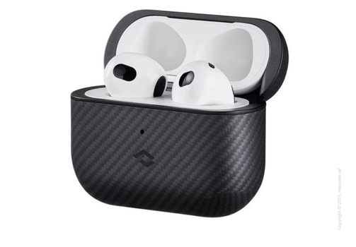 Чехол Pitaka MagEZ Case 2 Twill Black/Grey for Airpods 3rd Gen