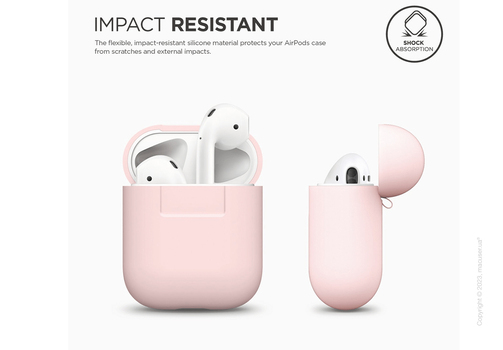 Чехол Elago Silicone Case Pink for Airpods
