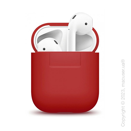 Чехол Elago Silicone Case Red for Airpods