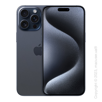 Apple iPhone 15 Pro Max 1TB Blue Titanium