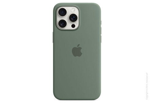 Apple iPhone 15 Pro Max Silicone Case with MagSafe - Cypress