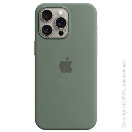 Apple iPhone 15 Pro Max Silicone Case with MagSafe - Cypress