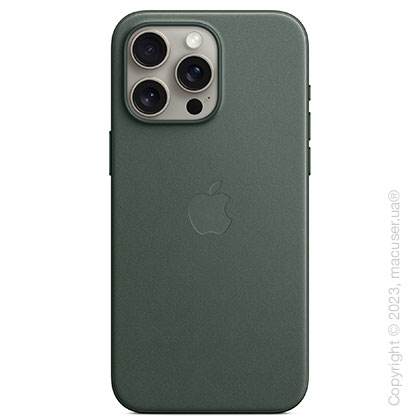 Apple iPhone 15 Pro Max FineWoven Case with MagSafe - Evergreen