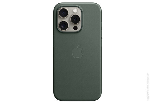 Apple iPhone 15 Pro FineWoven Case with MagSafe - Evergreen