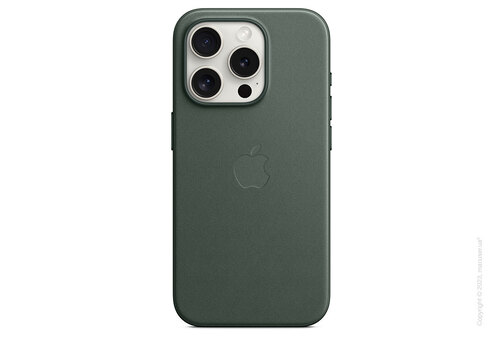 Apple iPhone 15 Pro FineWoven Case with MagSafe - Evergreen