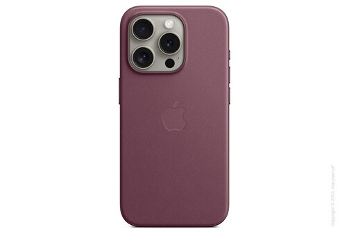 Apple iPhone 15 Pro FineWoven Case with MagSafe - Mulberry