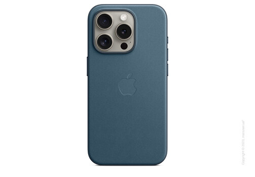 Apple iPhone 15 Pro FineWoven Case with MagSafe - Pacific Blue