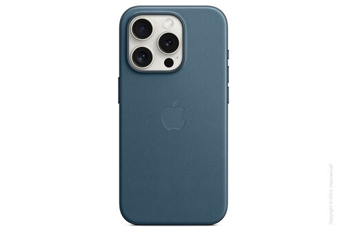 Apple iPhone 15 Pro FineWoven Case with MagSafe - Pacific Blue