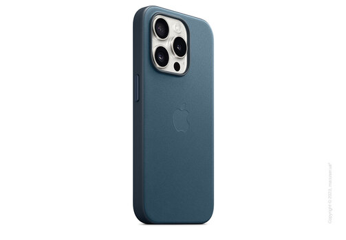 Apple iPhone 15 Pro FineWoven Case with MagSafe - Pacific Blue