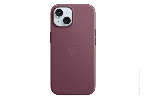iPhone 15 FineWoven Case with MagSafe - Mulberry