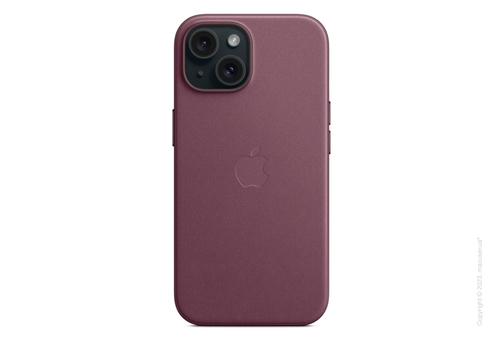 iPhone 15 FineWoven Case with MagSafe - Mulberry