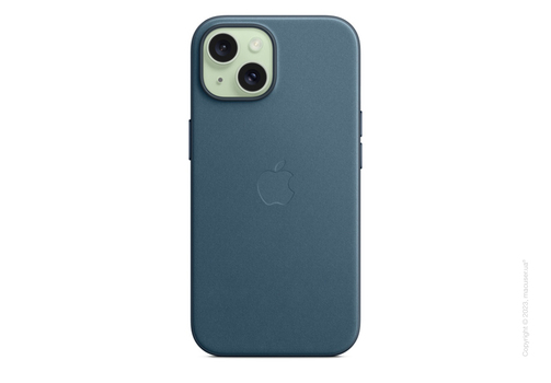 iPhone 15 FineWoven Case with MagSafe - Pacific Blue