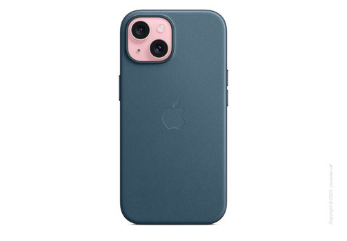 iPhone 15 FineWoven Case with MagSafe - Pacific Blue