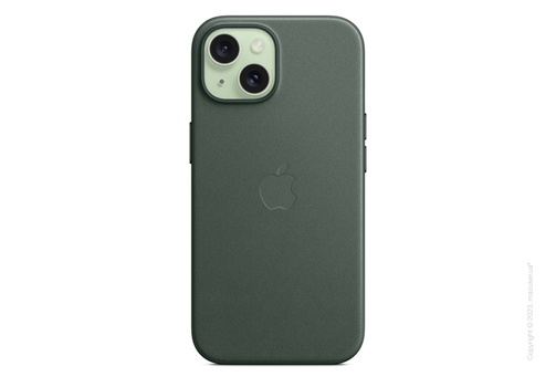 iPhone 15 Plus FineWoven Case with MagSafe - Evergreen