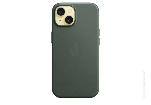 iPhone 15 Plus FineWoven Case with MagSafe - Evergreen