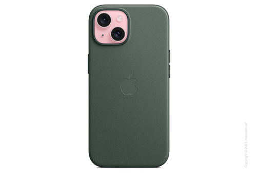 iPhone 15 Plus FineWoven Case with MagSafe - Evergreen