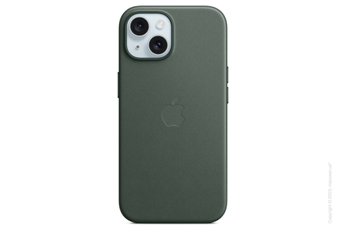 iPhone 15 Plus FineWoven Case with MagSafe - Evergreen