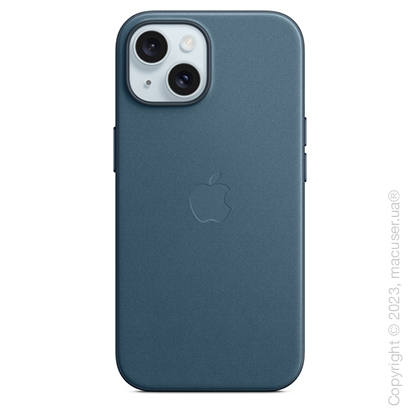 iPhone 15 Plus FineWoven Case with MagSafe - Pacific Blue