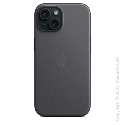 iPhone 15 Plus FineWoven Case with MagSafe - Black