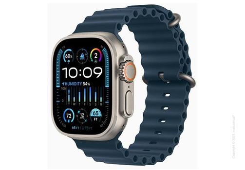 Apple Watch Ultra 2 49mm GPS + LTE Titanium Case with Blue Ocean Band