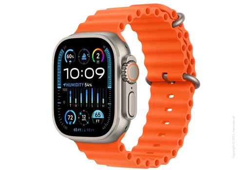 Apple Watch Ultra 2 49mm GPS + LTE Titanium Case with Orange Ocean Band
