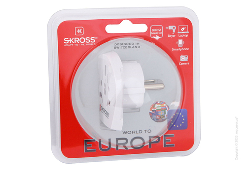 Переходник сетевой универсальный Skross World to Europe 1.500211E
