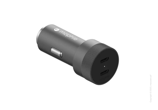 Автомобильное зарядное устройство Mophie Car Charger Dual USB-C 40W - Space Grey
