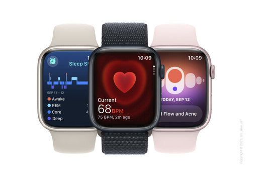 Apple Watch Series 9 41mm Midnight Aluminum Case with Midnight Sport Band