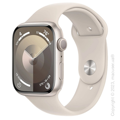 Apple Watch Series 9 41mm Starlight Aluminum Case with Starlight Sport Band