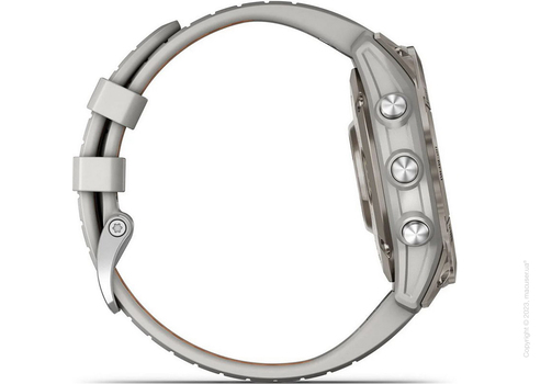 Garmin Fenix 7X Pro Sapphire Solar Titanium with Fog Gray/Ember Orange Band