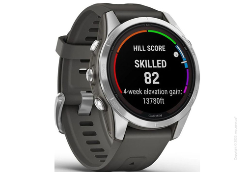 Garmin Fenix 7S Pro Solar Silver with Graphite Band